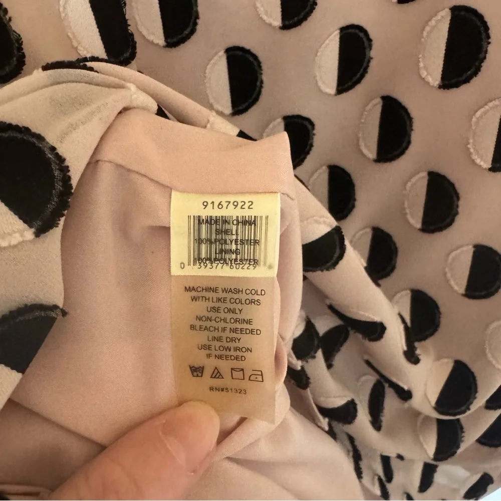 Vince Camuto Pink and‎ Black Geometric Shift Dress - Picture 5 of 5